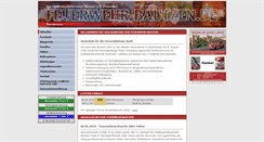 Desktop Screenshot of feuerwehr-bautzen.de